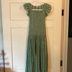 Free People Green Maxi Dress
